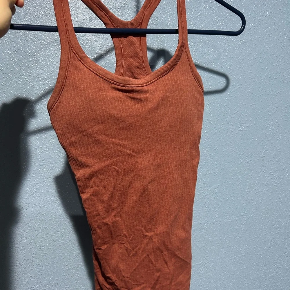 lululemon athletica Burnt Orange Tank Top - Picture 1 of 3